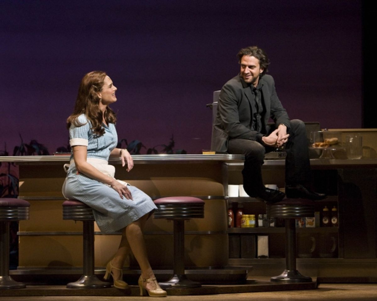 Brooke Shields and Raul Esparza at 